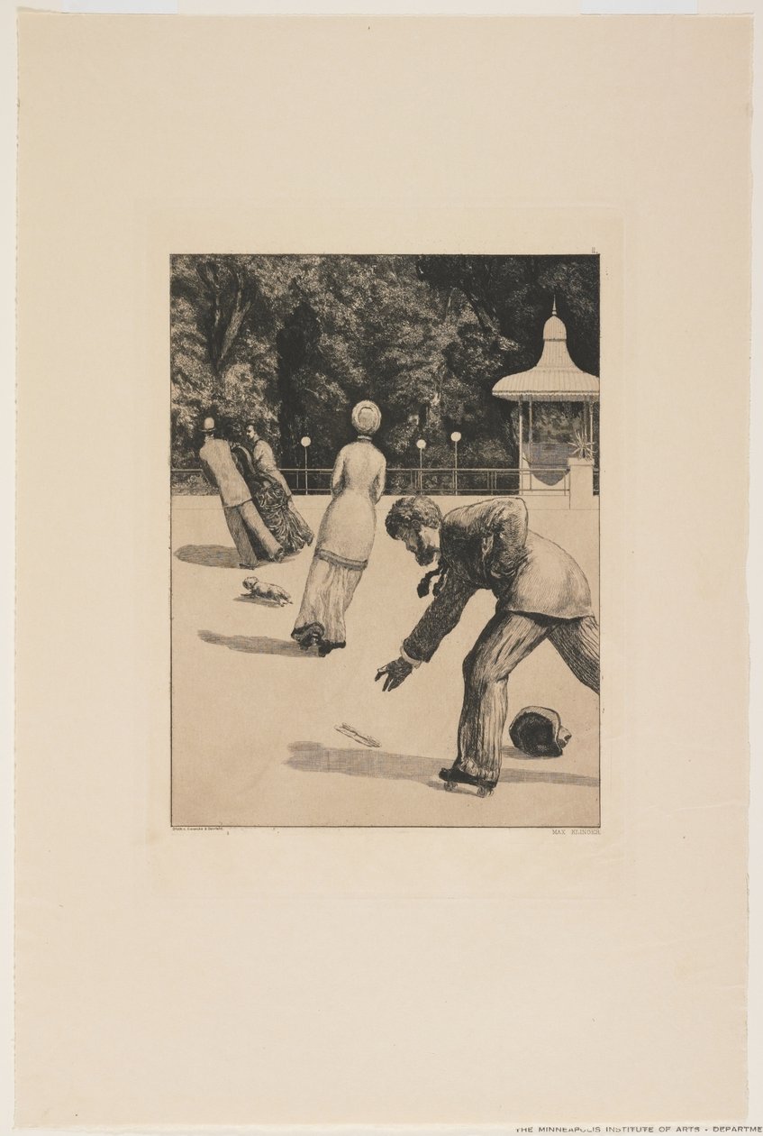 Handling, 1881 af Max Klinger