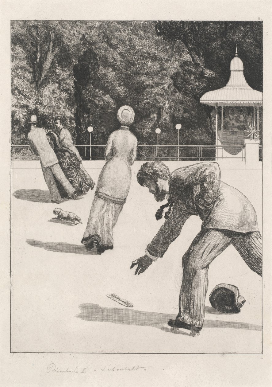 Handlingsplan, 18781880. af Max Klinger