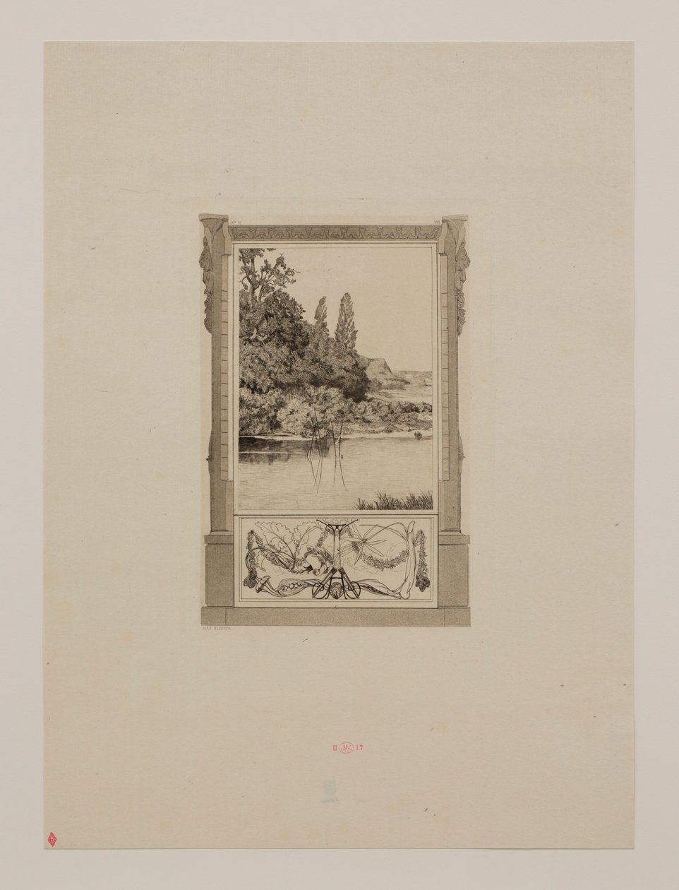 Narcissus og Echo II af Max Klinger