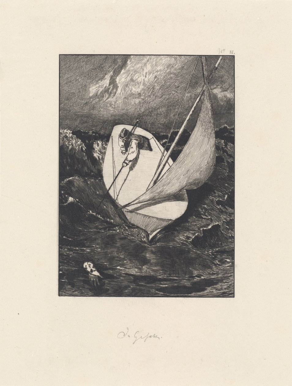 Rescue Rescue, 18781880. af Max Klinger