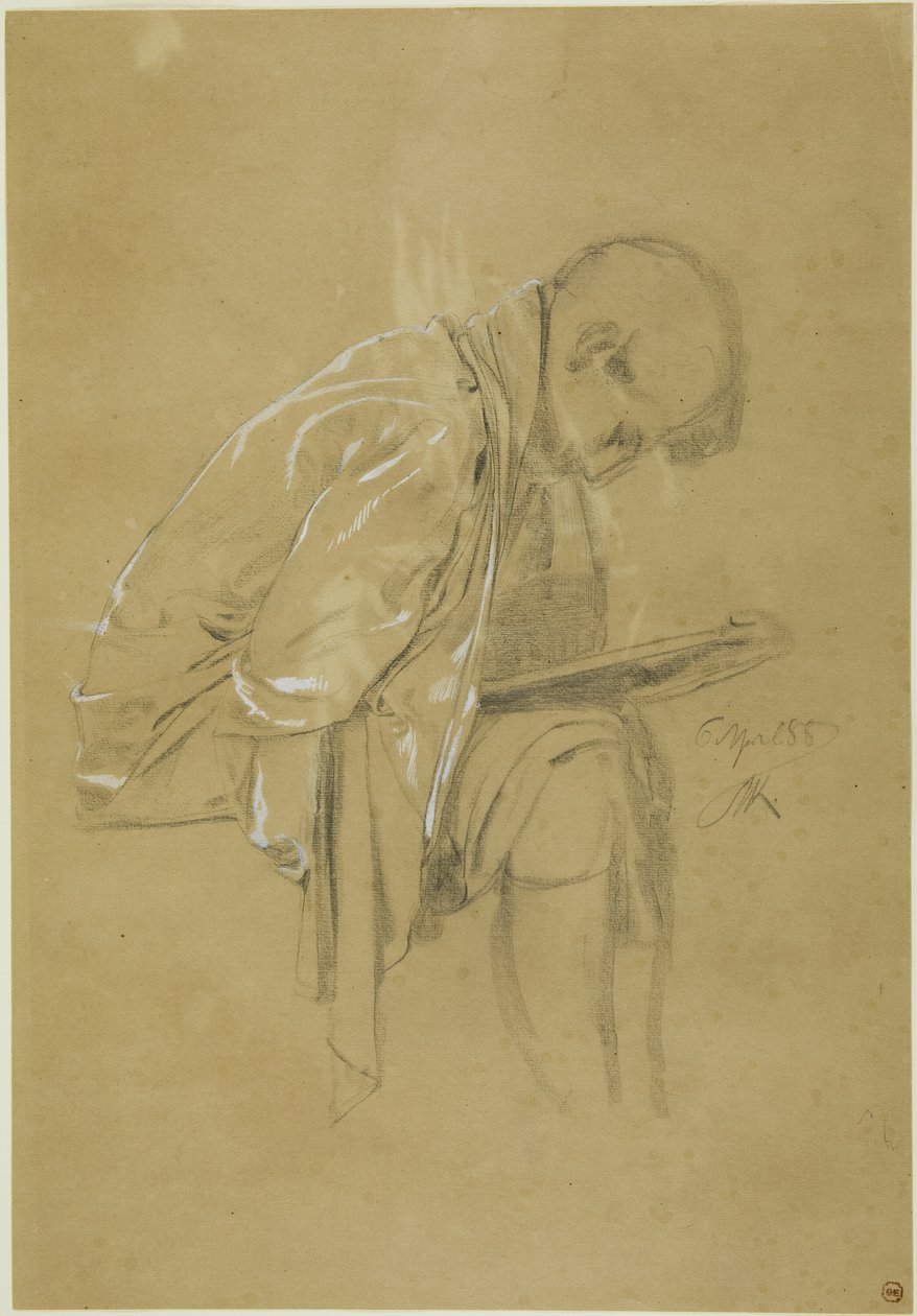 The Chronicler (recto og verso) af Max Klinger