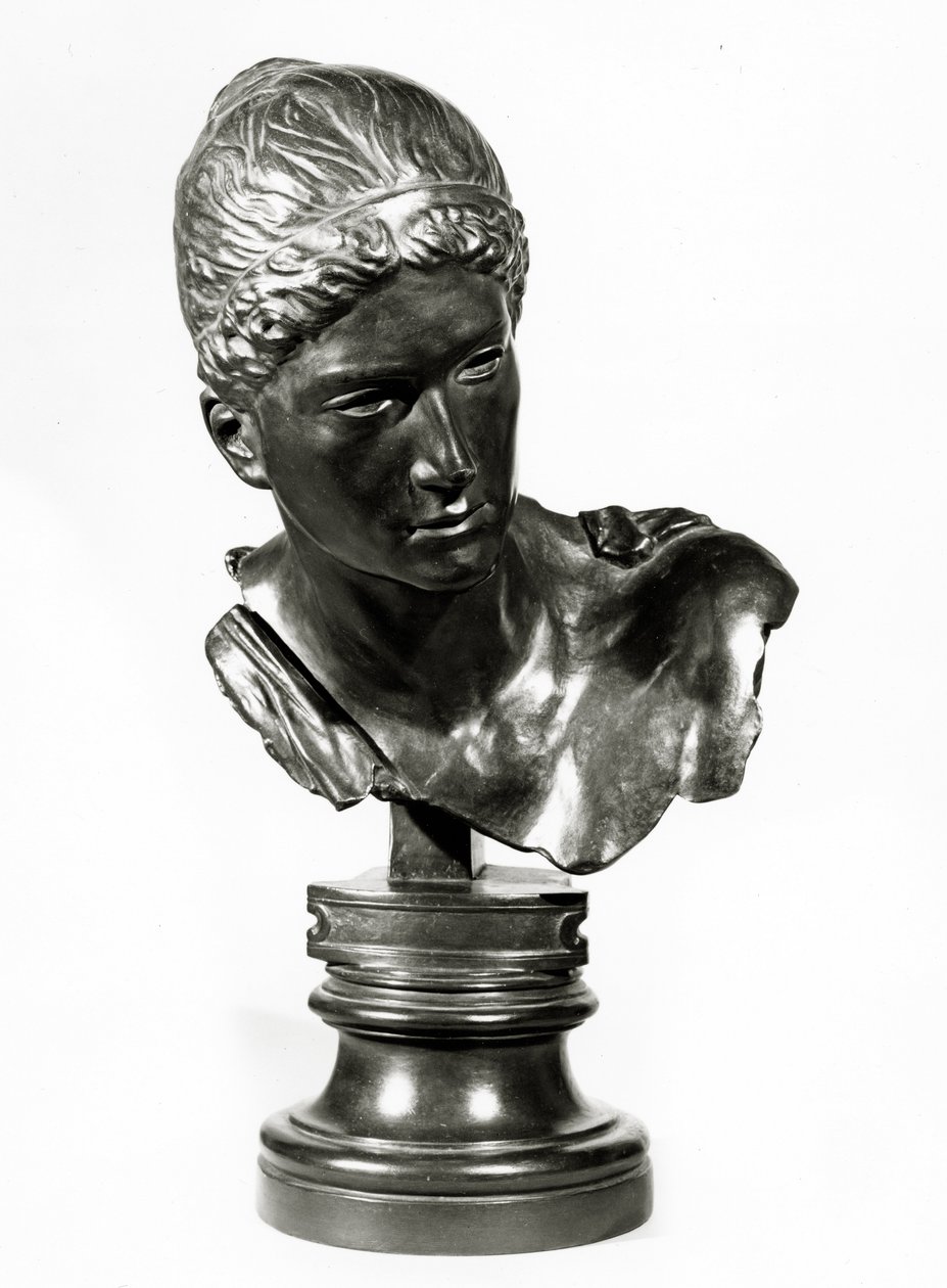 Cassandras hoved, ca. 1895 (bronze) af Max Klinger