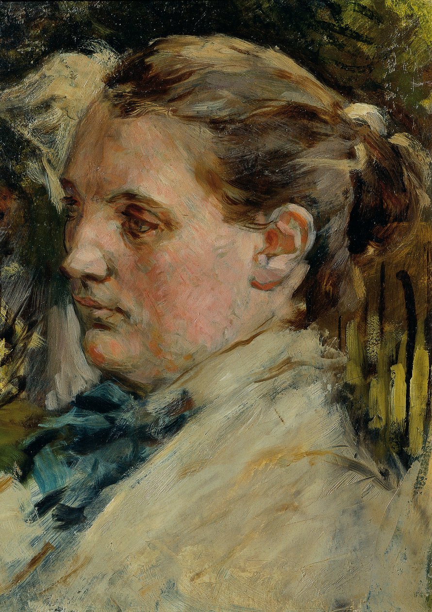 Kvindelig studieleder af Max Klinger