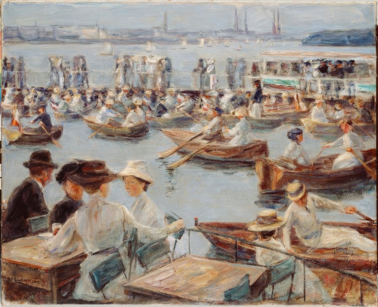 På Alster i Hamborg af Max Liebermann