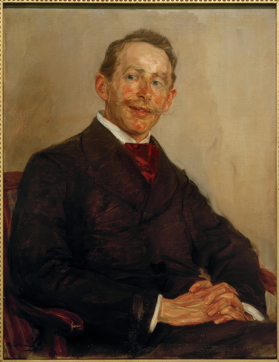 Portræt af Dr. Max Linde af Max Liebermann