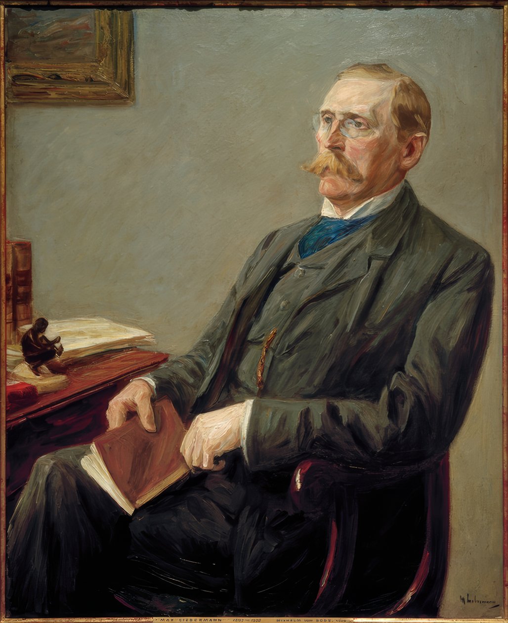 Portræt af generaldirektør Dr. Wihelm Bode af Max Liebermann