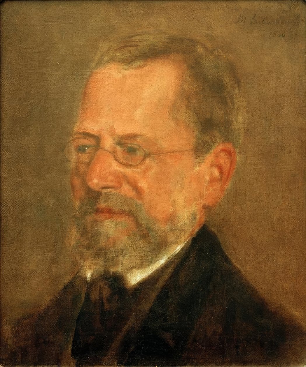 Portræt af sproglæreren Henry af Max Liebermann