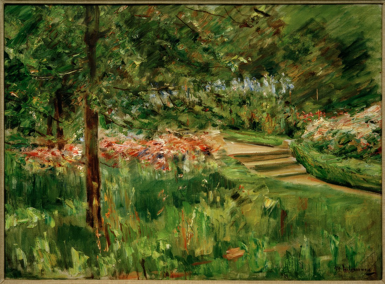 Køkkenhaven i Wannsee mod nordvest af Max Liebermann