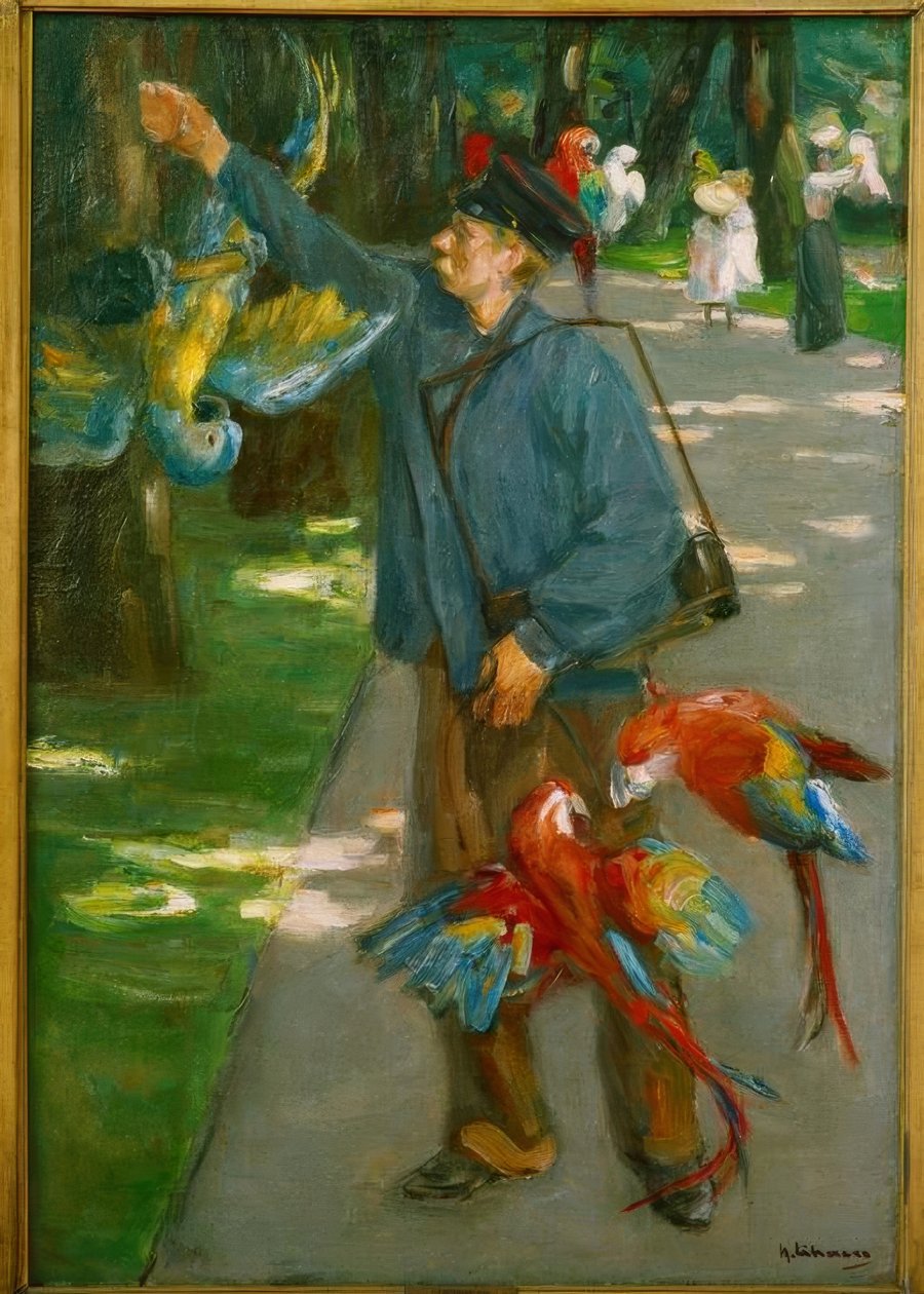 Papegøjemanden af Max Liebermann