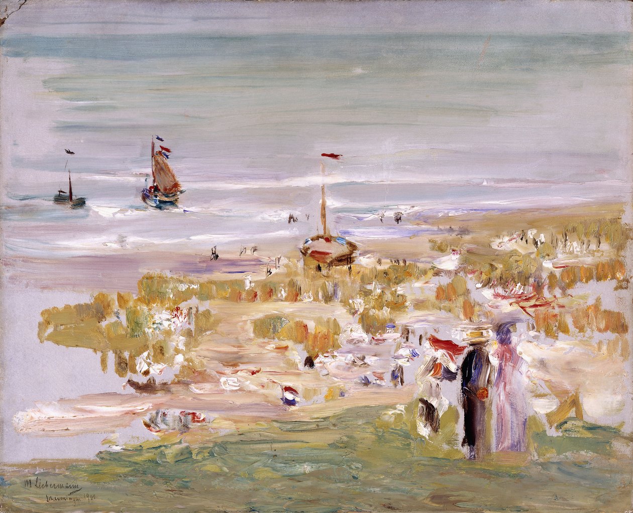 Der Strand, Scheveningen, 1900 af Max Liebermann