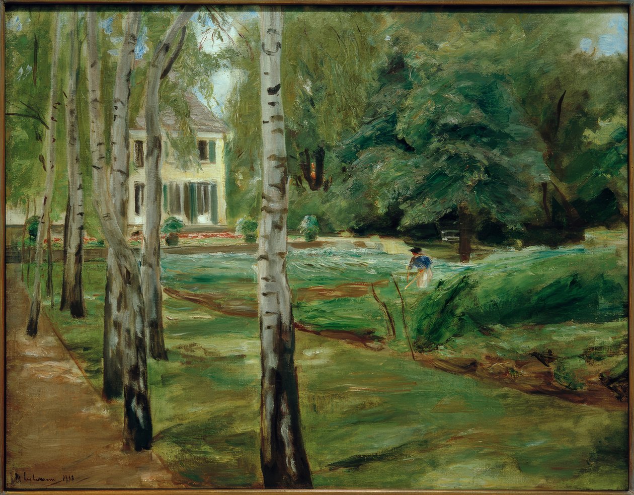 Birkealléen i Wannsee-haven mod vest af Max Liebermann