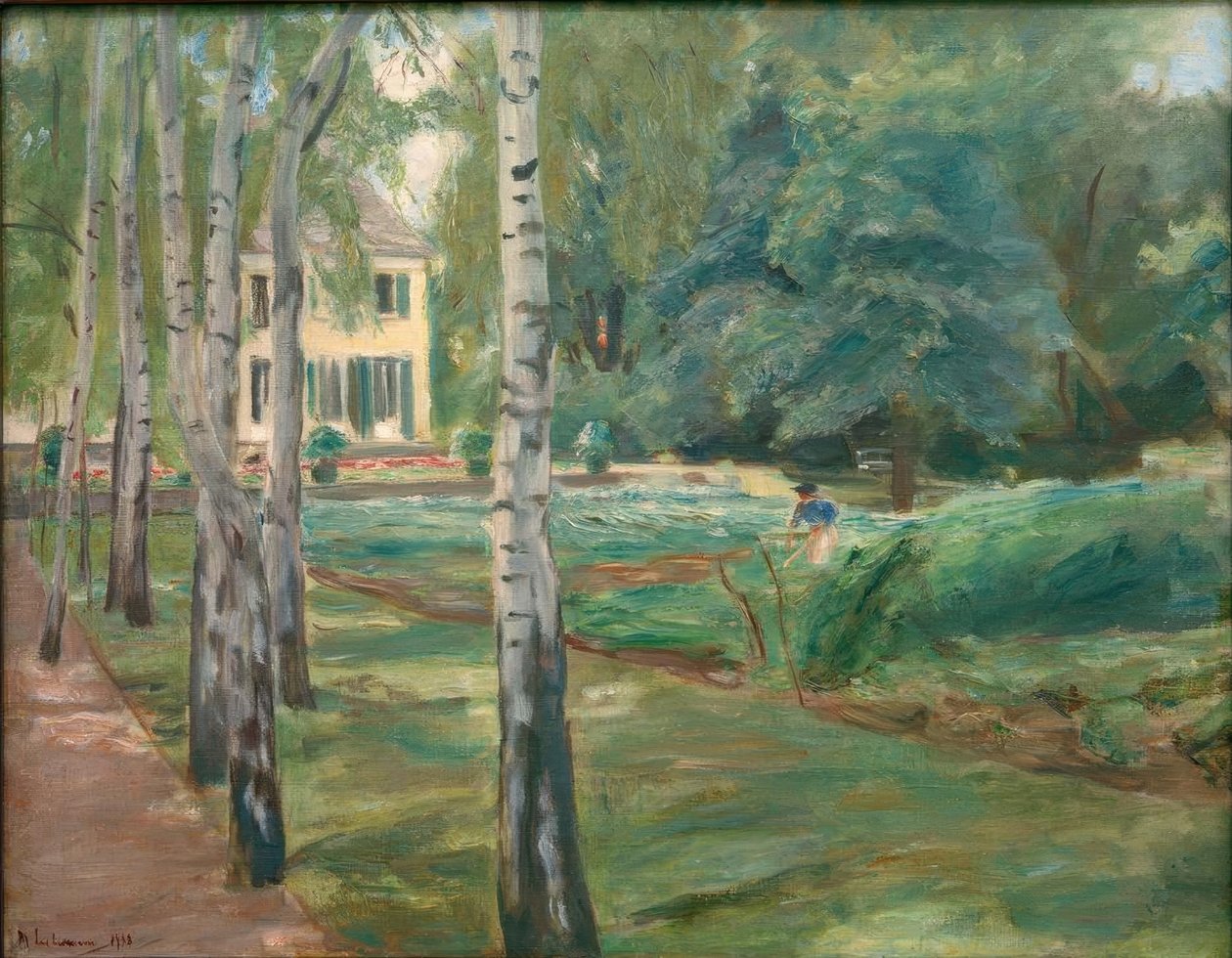 Birkealléen i Wannsee-haven mod vest af Max Liebermann