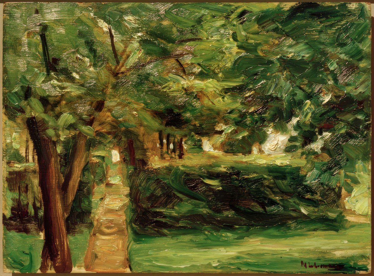 Hækhaverne i Wannsee mod øst af Max Liebermann
