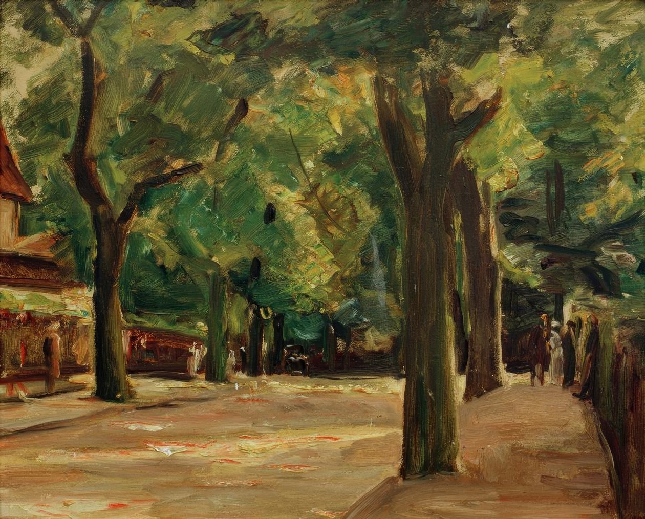 Den store Seestrasse i Wannsee af Max Liebermann