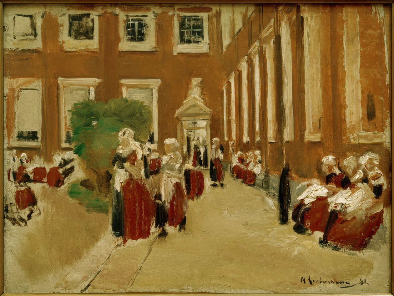 Gratis periode på børnehjemmet i Amsterdam af Max Liebermann