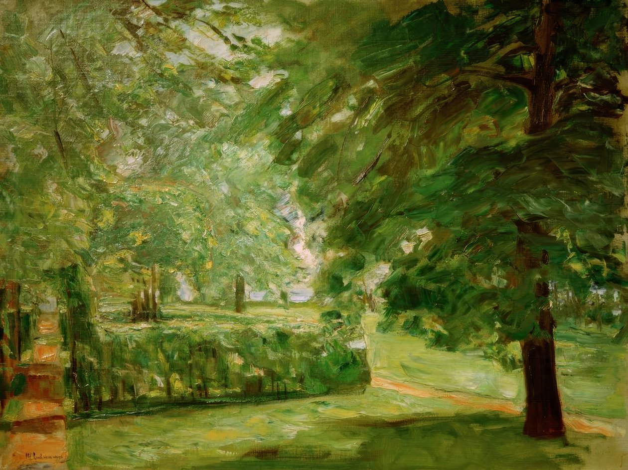 Hækhaver i Wannsee mod øst af Max Liebermann