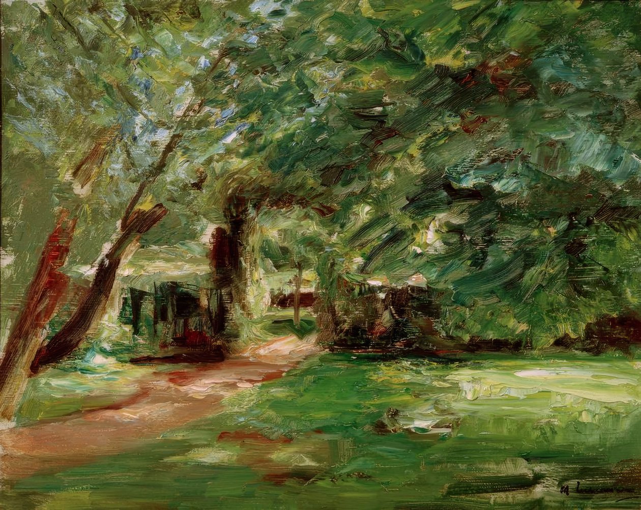 Hækhave i Wannsee af Max Liebermann