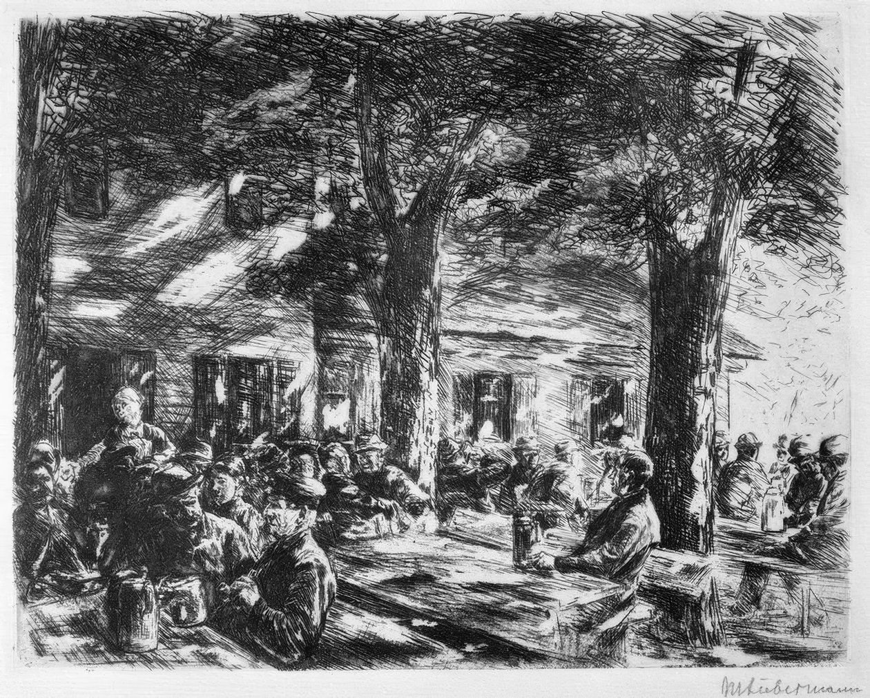 Kælderhave i Rosenheim af Max Liebermann