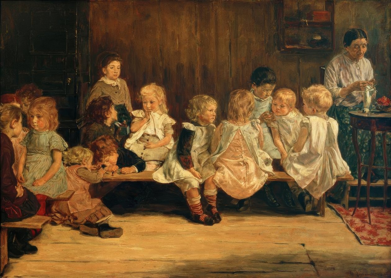 Børnebørnes Skole i Amsterdam af Max Liebermann