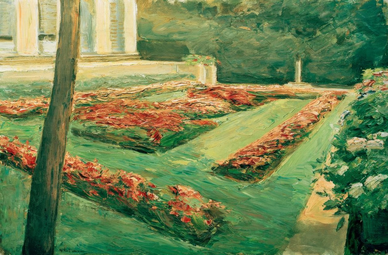 M.Liebermann, blomsterterrasse Wannsee af Max Liebermann
