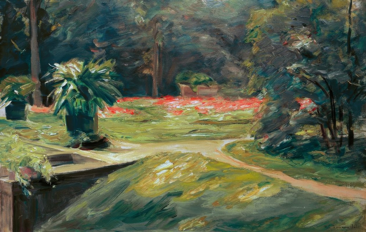 M.Liebermann, Wannseegarten Blumenterr. af Max Liebermann