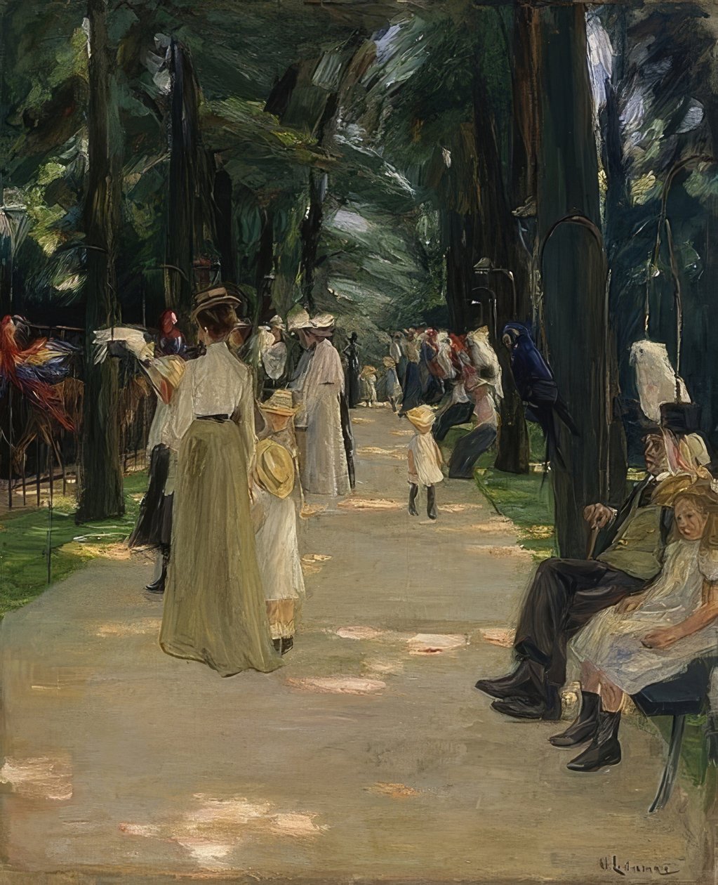 Παπαγείεναλλει. 1902 af Max Liebermann