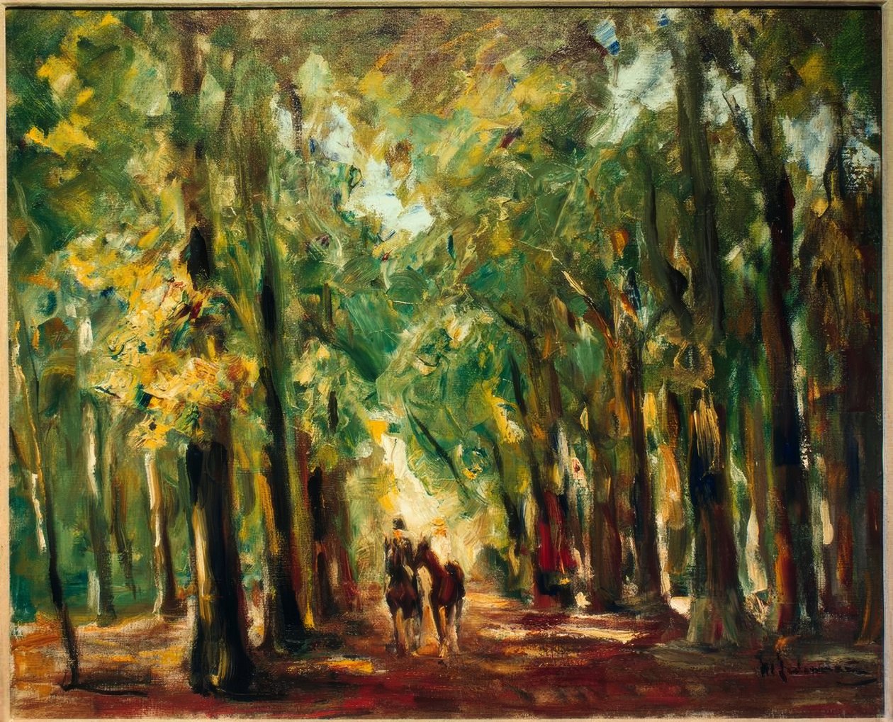 Rytter i zoologisk have af Max Liebermann