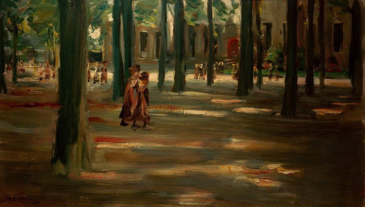 Skole i Laren af Max Liebermann