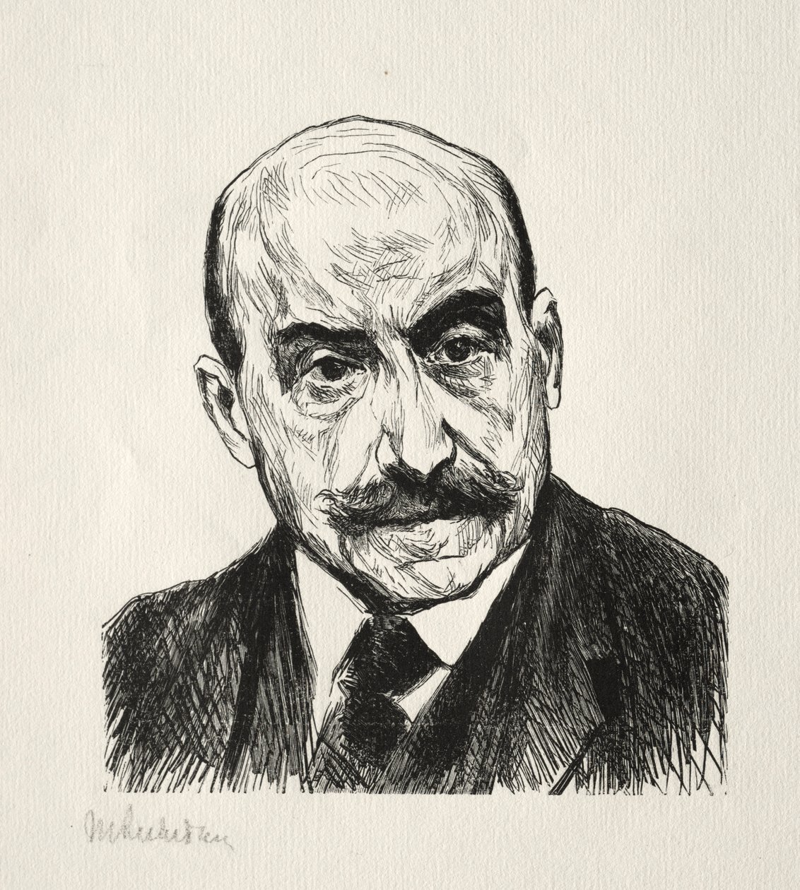 Selvportræt. af Max Liebermann