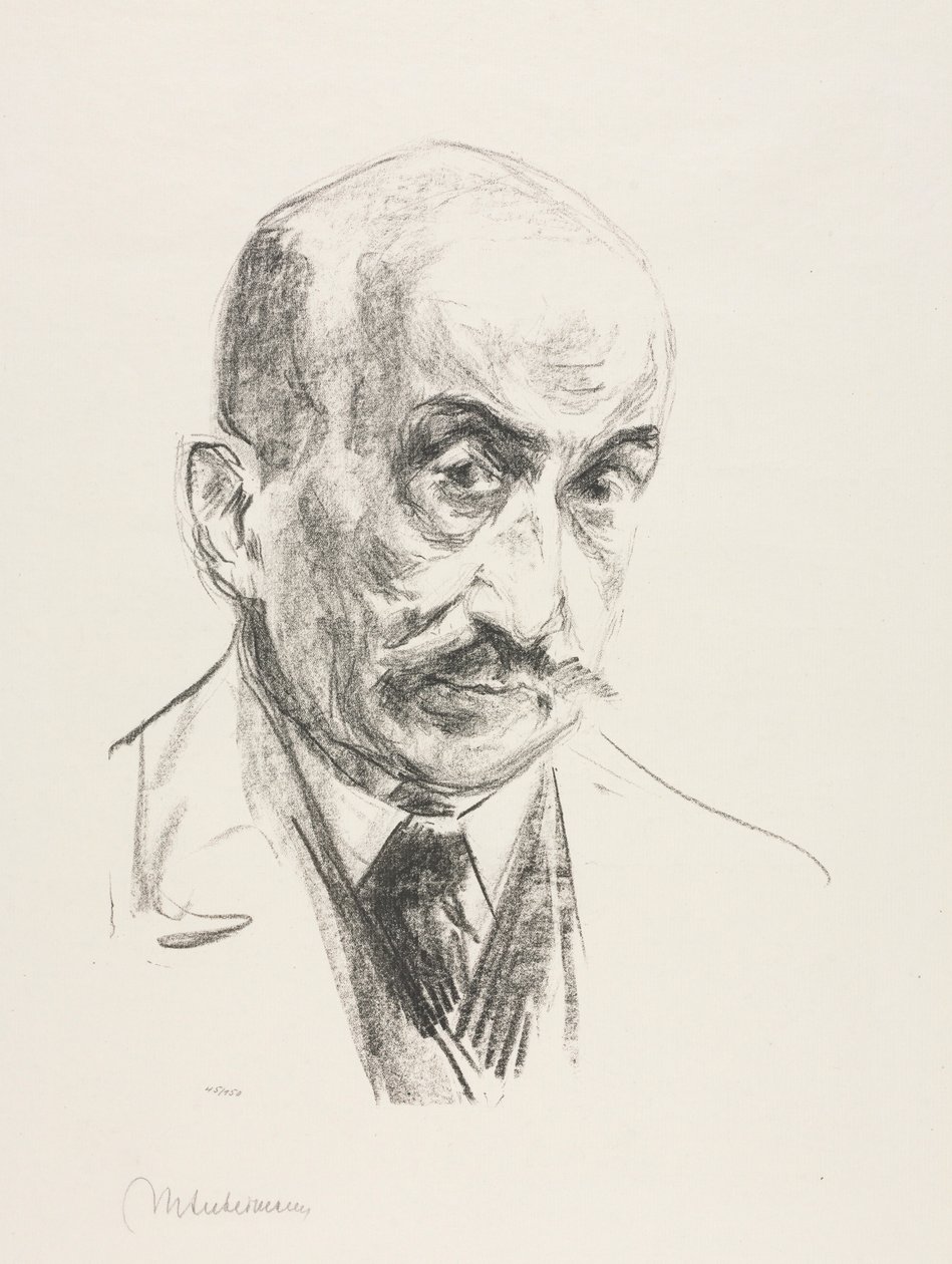 Selvportræt, 1921. af Max Liebermann