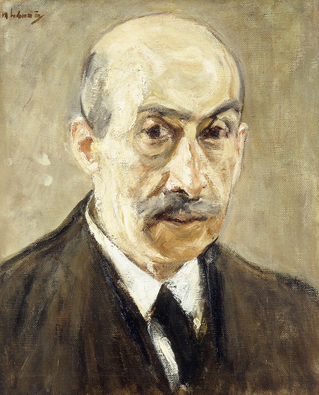 Selvportræt, af Max Liebermann