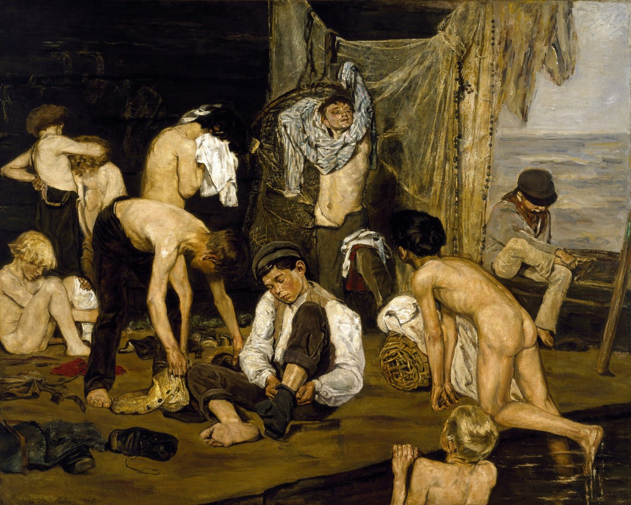Svømmere af Max Liebermann