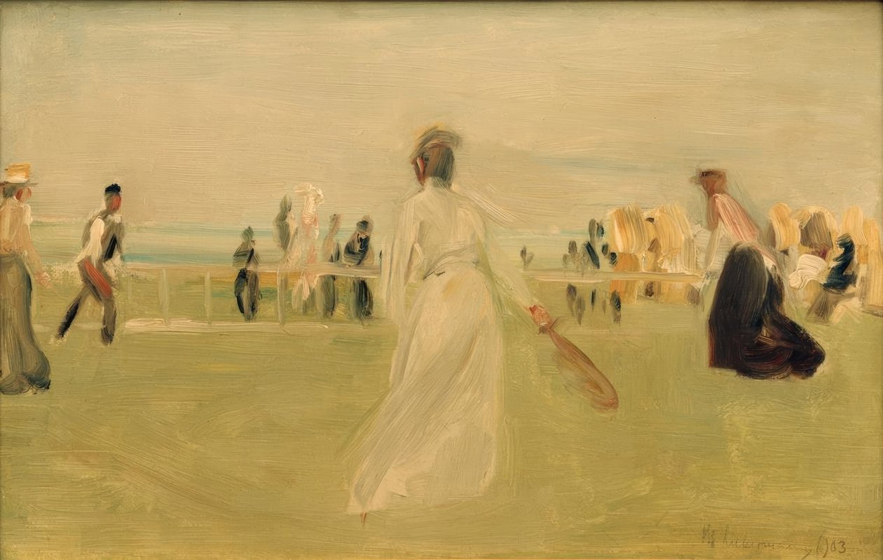 Tennisspiller ved havet af Max Liebermann