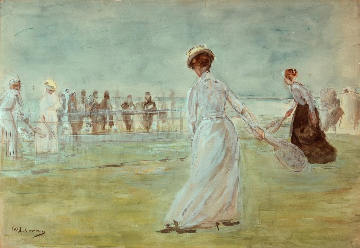 Tennisspiller af Max Liebermann