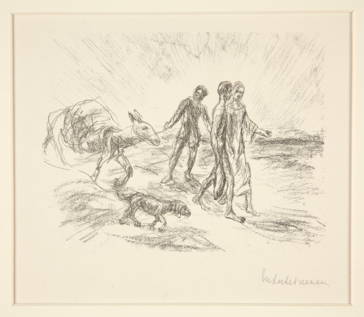 Tobias I/III af Max Liebermann