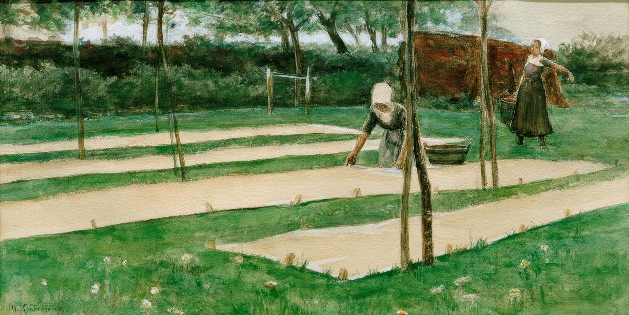 Tøjvask blegemiddel af Max Liebermann