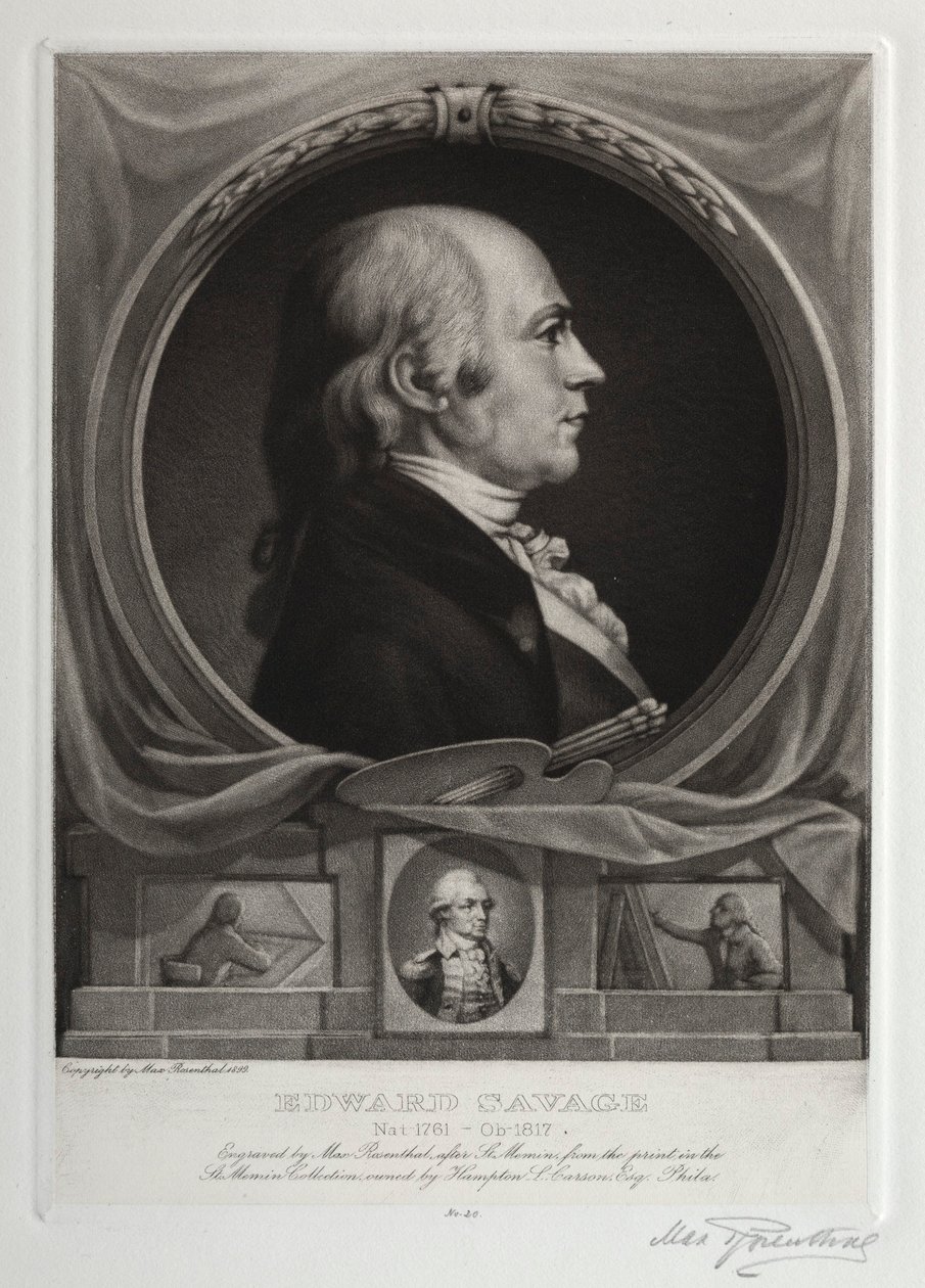 Edward Savage, 1899. af Max Rosenthal