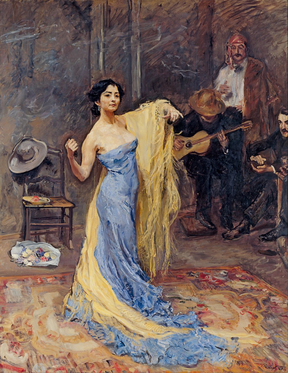 Muotokuva tanssija Marietta di Rigardosta, 1904 af Max Slevogt