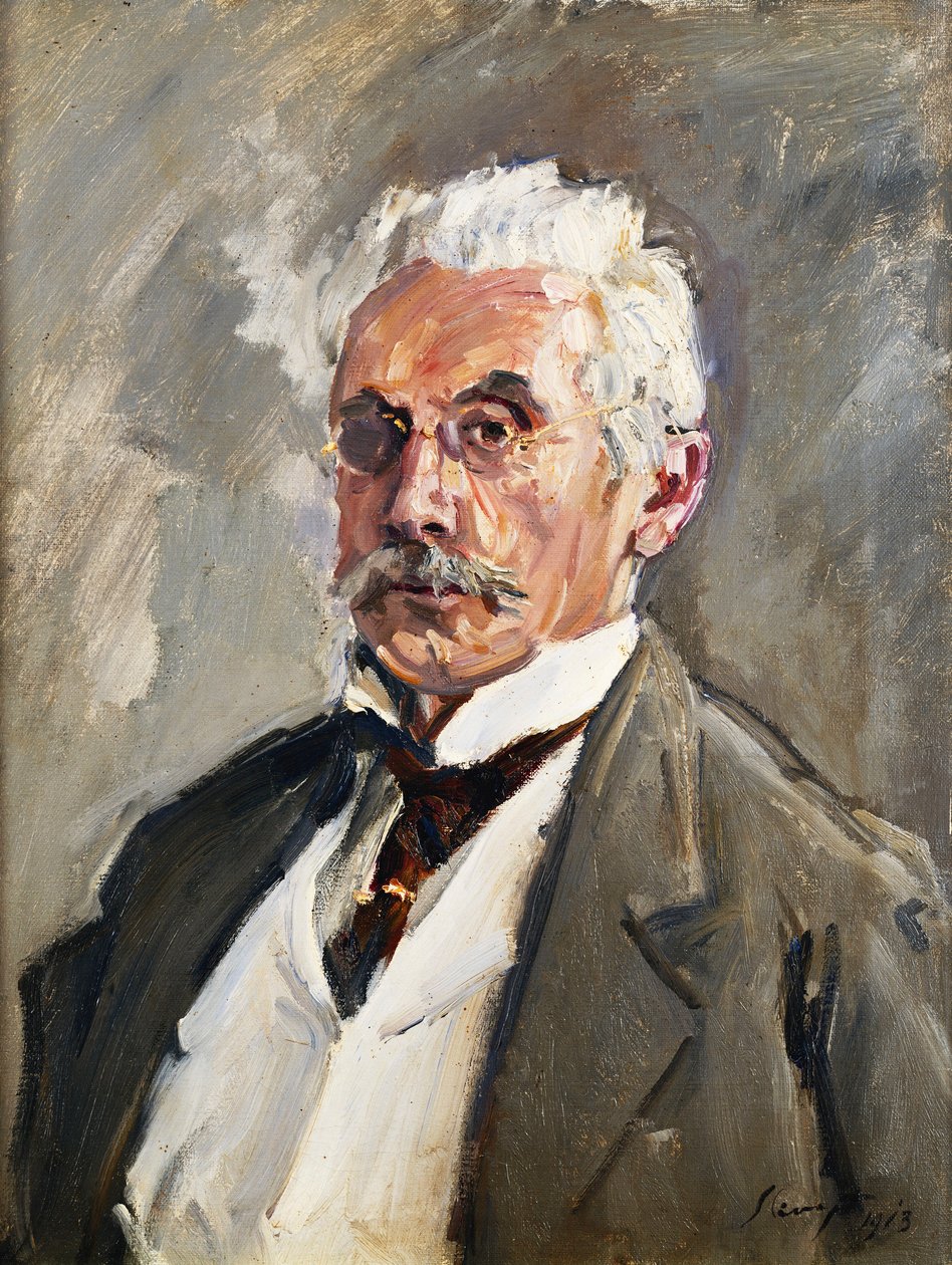 Portræt af Carl Steinbart, 1910 af Max Slevogt