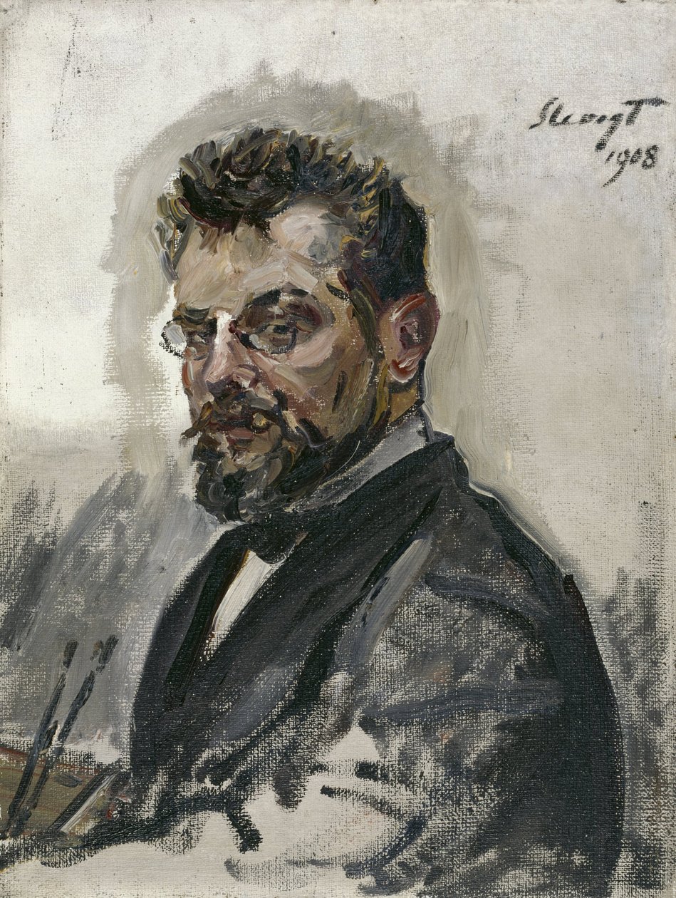 selvportræt af Max Slevogt