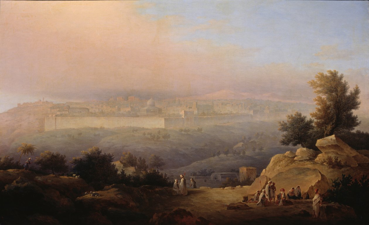 Jerusalem, 1849 af Maxim Nikiphorovich Vorobyev