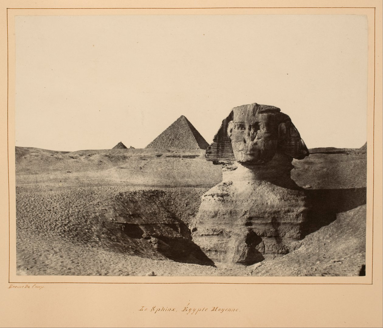 Sfinxen, Mellem Egypten af Maxime Du Camp