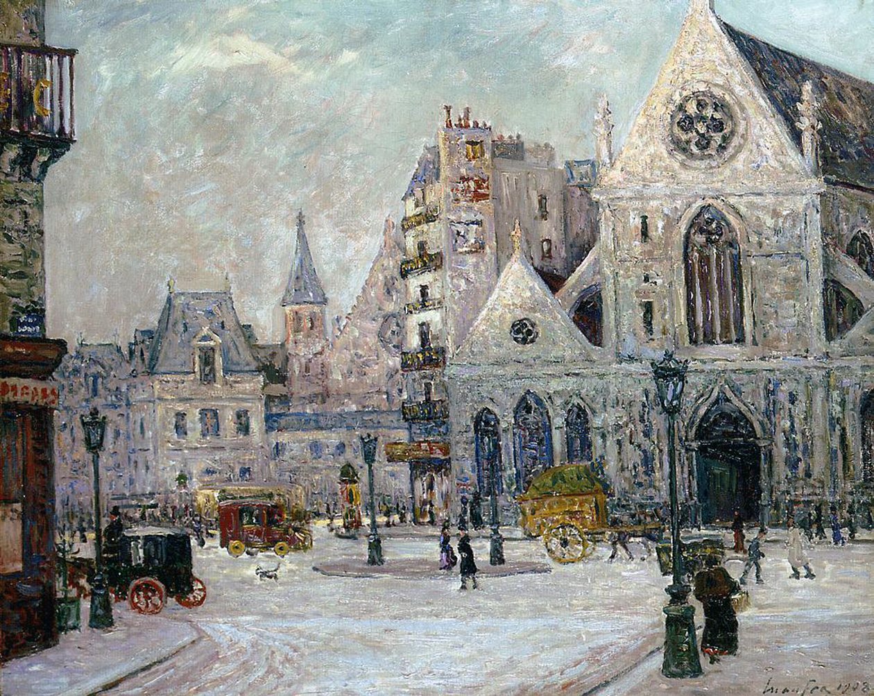 St. Nicolas-des-Champs-kirken, rue St. Martin, Paris, 1908 af Maxime Emile Louis Maufra