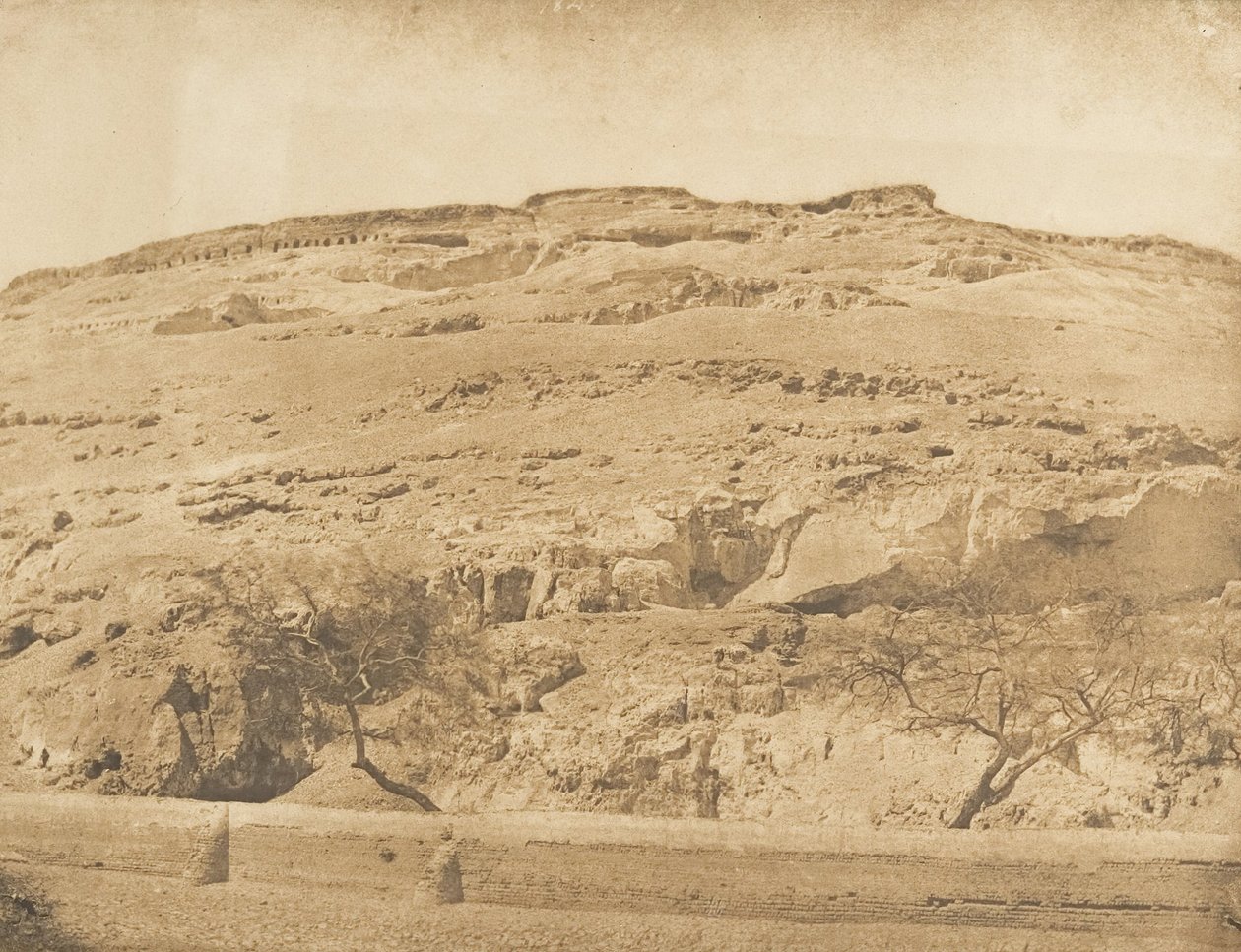 Gamle Necropolis af Lycopolis, ved Syout, 1849-50. af Maxime Du Camp
