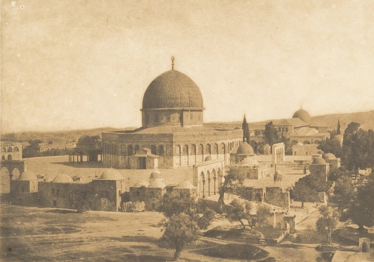 Moskeen i Omar, Jerusalem, august 1850. af Maxime Du Camp