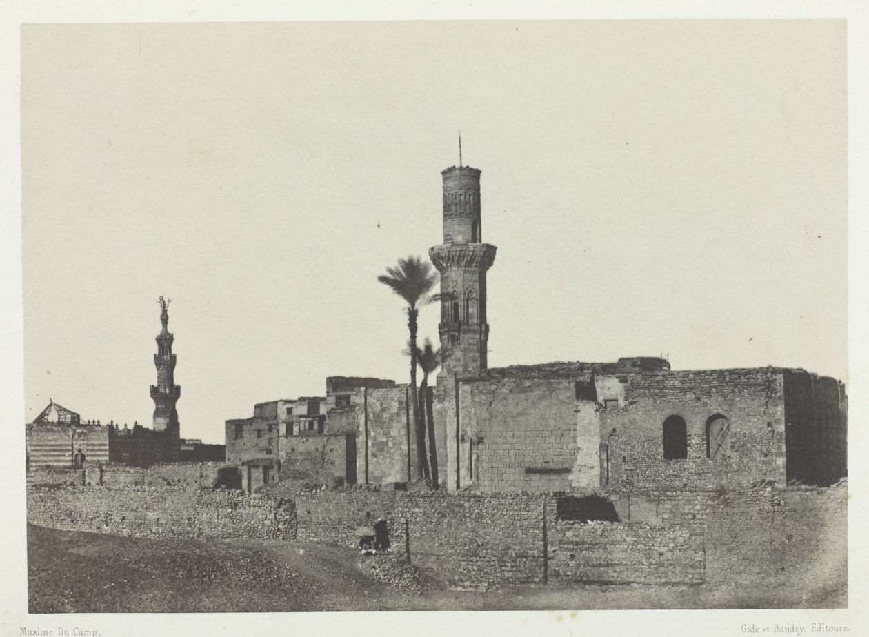 Moske nær Bab-el-Saïda, Kairo af Maxime Du Camp