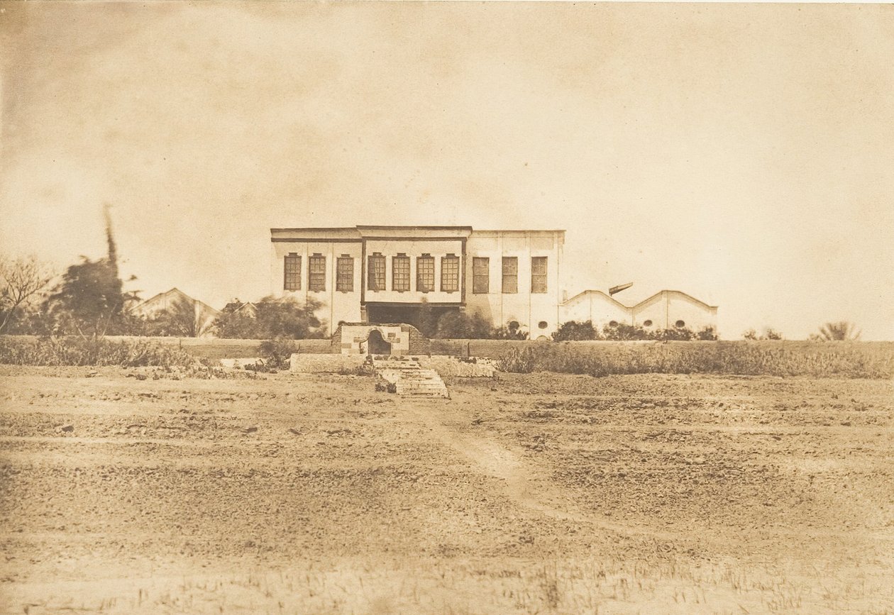 Mehemet-Alis palads i Esné, 1849-50. af Maxime Du Camp