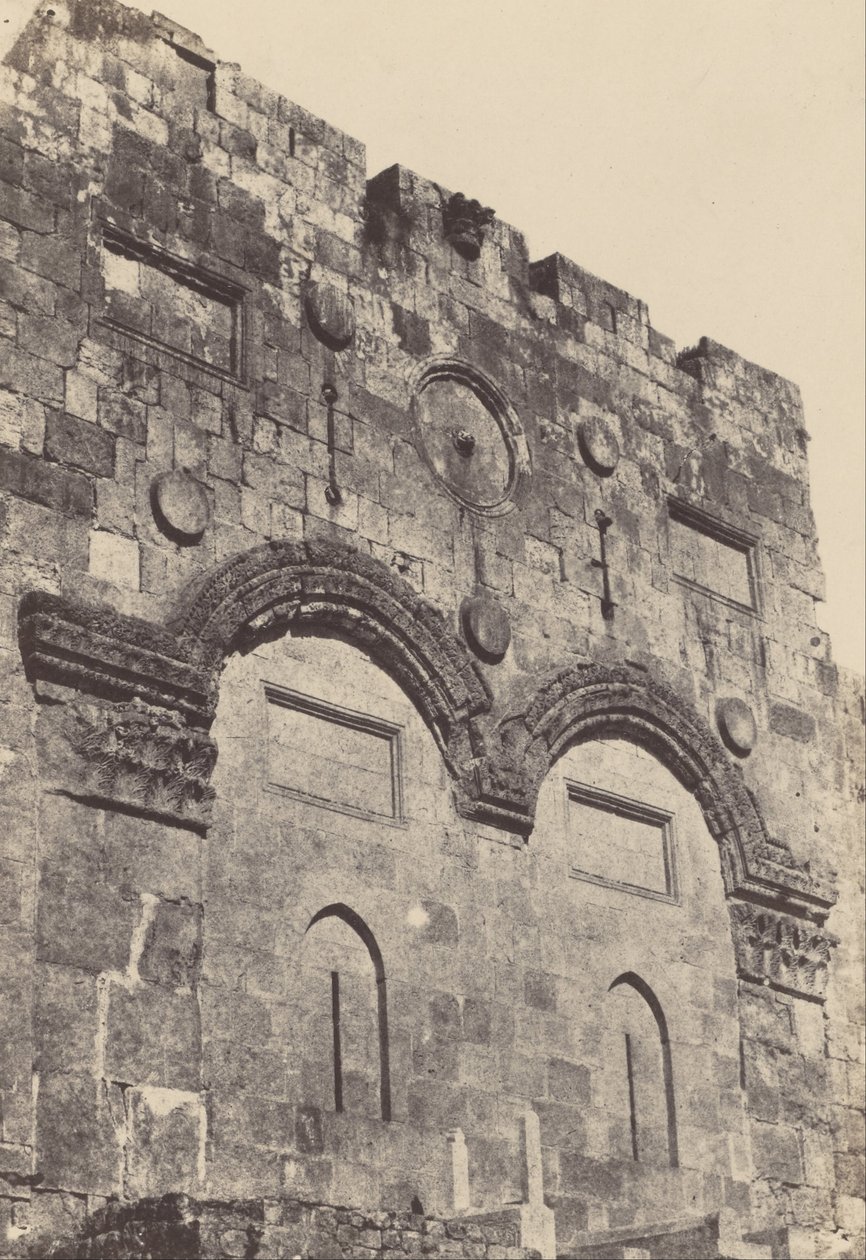 Palæstina. Jerusalem. Golden Gate af Maxime Du Camp