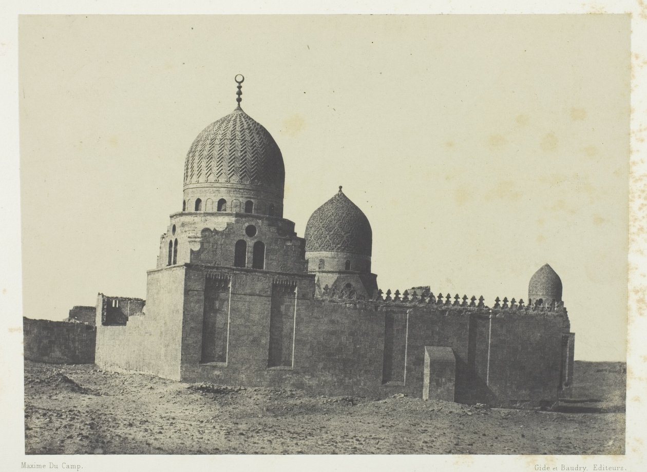 Mamluk-sultanernes grav, Kairo af Maxime Du Camp