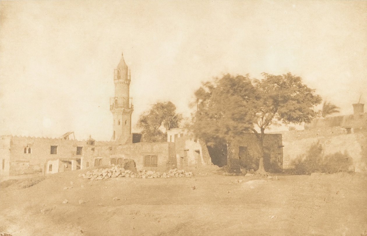 Udsigt taget ved Béni-Souef, 1850. af Maxime Du Camp
